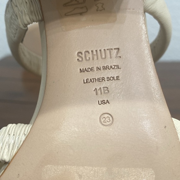 Schutz Olly Block Heel Sandals Size 11 - Picture 9 of 9